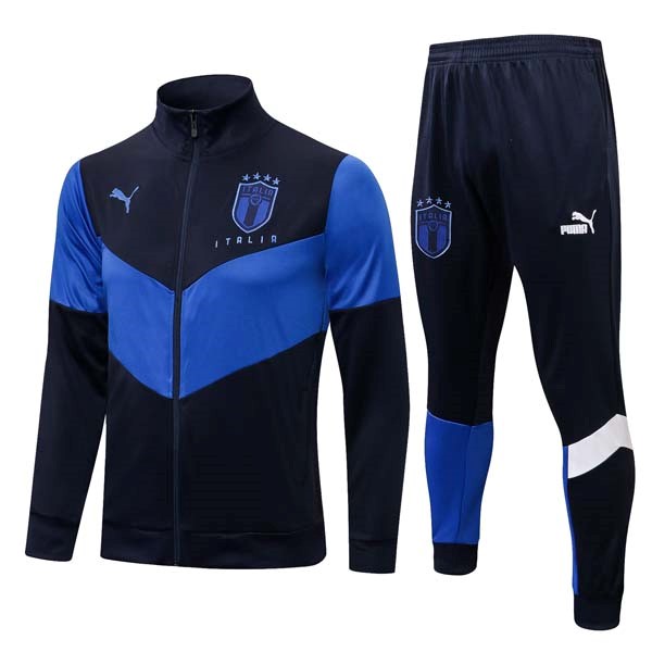 Trainingsanzug Italien Blau Schwarz 2022